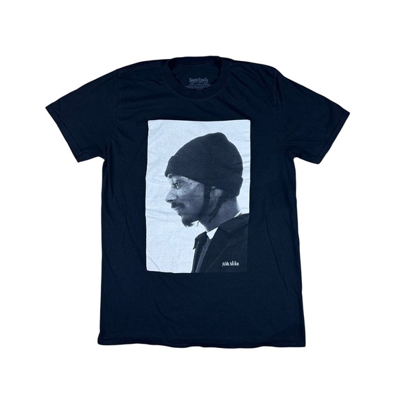 Snoop Dogg Other - Snoop Dogg Graphic Tee Men's Medium Black Mike Miller Portrait Rap‎ Shirt
